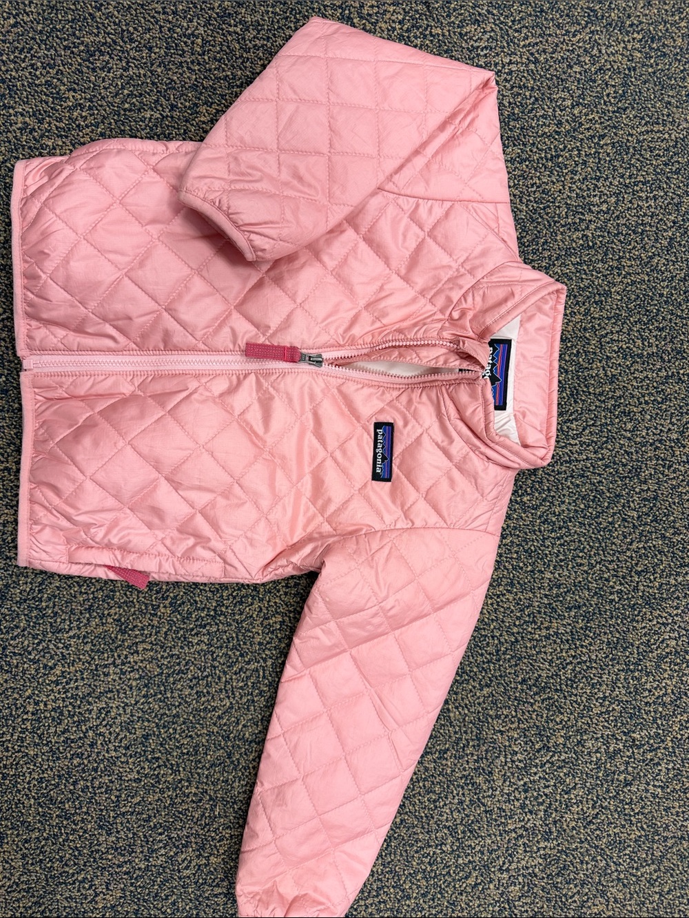 Patagonia Kids Pink Quilted Puffer Jacket